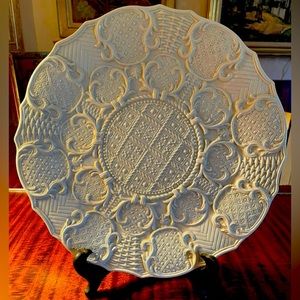 Rare Italian Porcelain Charger Plate